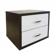 Noptiera Torino Wenge / Brad, 48 x 37 x 37 cm